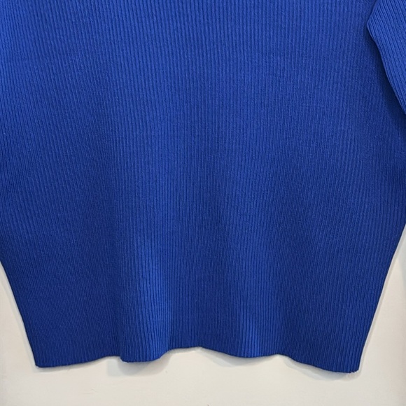 Nanette Lepore Sweater Blue, Cropped, Stud Detail, in Size L,‎ XL  NWT - Picture 9 of 15